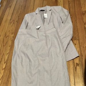 NWT purple Ann Taylor cross weave skirt suit